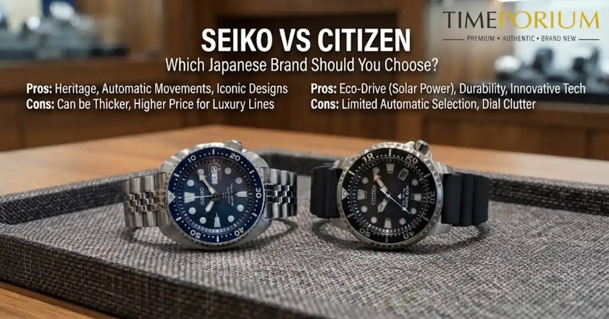 Seiko vs Citizen: Which Japanese Brand Should You Choose?
