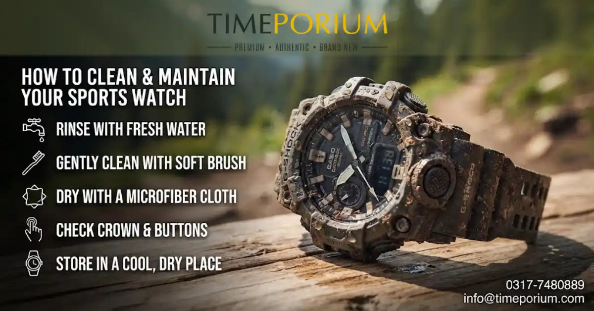 How to Clean and Maintain a Sports Watch After Outdoor Activities