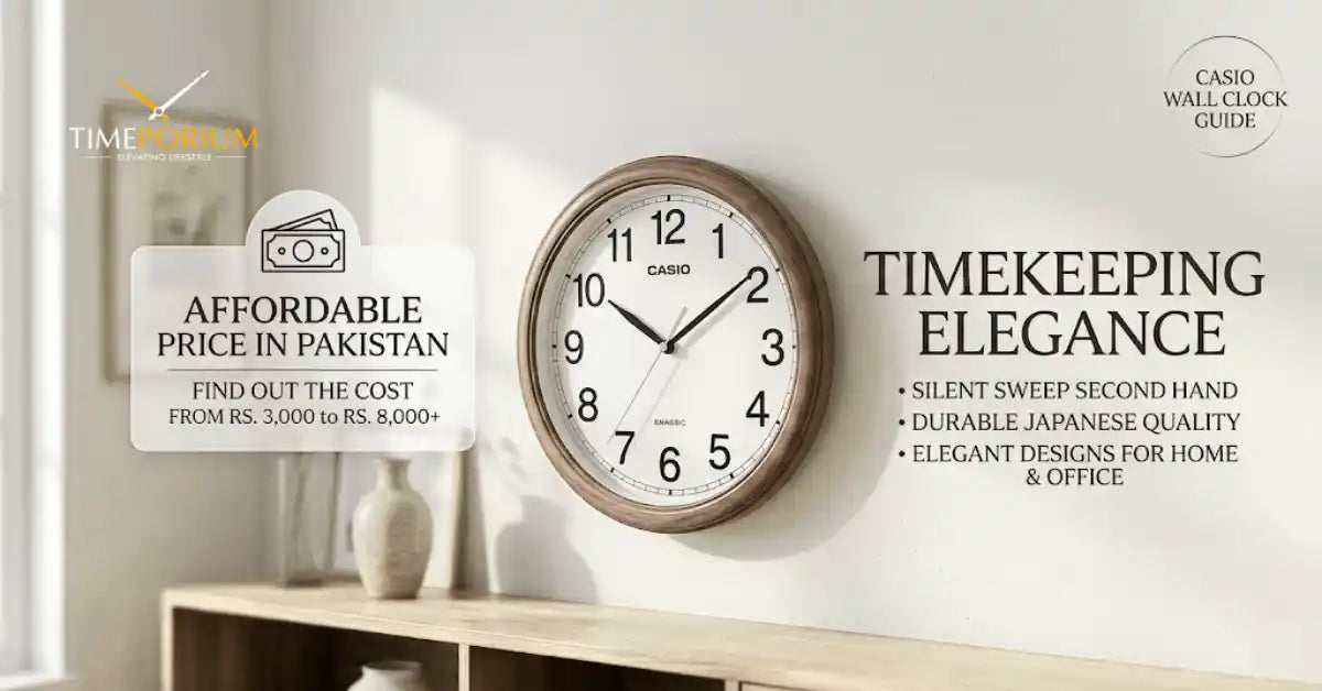 Casio Wall Clock Price in Pakistan Keeps Time with Elegance