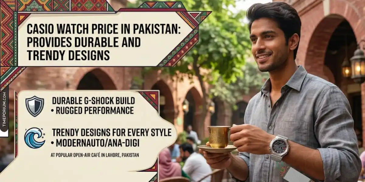 Casio Watch Price in Pakistan: Provides Durable and Trendy Designs