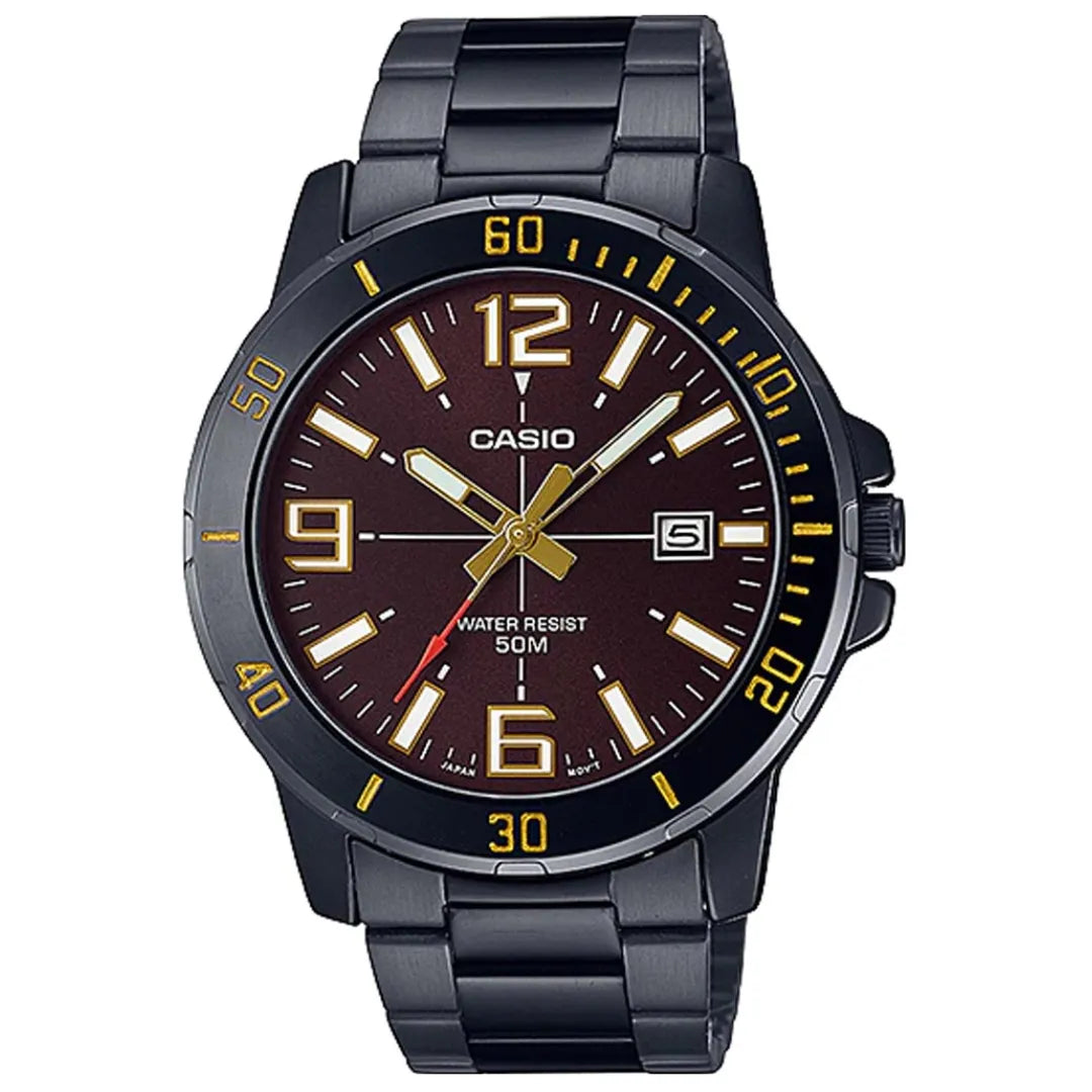 Casio MTP-VD01B-5B Men Metal Band Watch