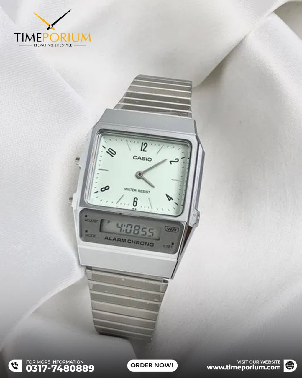 Casio AQ-800E-3A Men Analog-Digital Watch