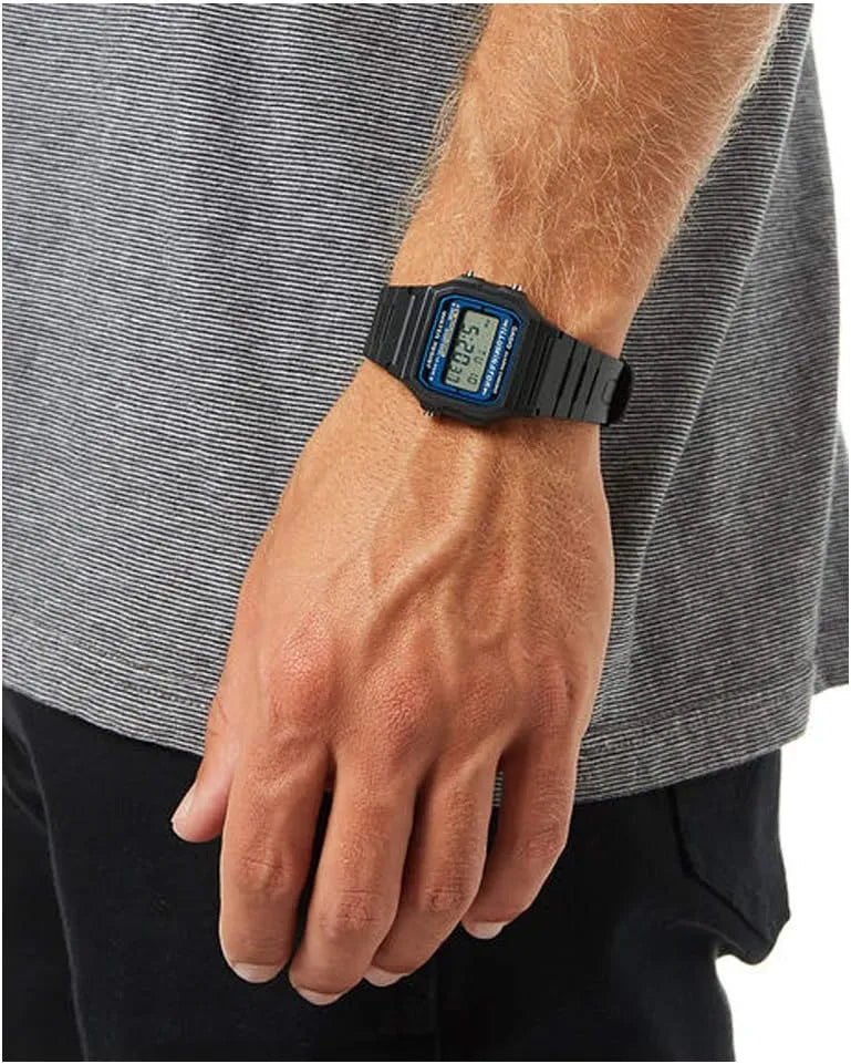 Casio F-105W-1A Classic Digital Watch with Blue El Backlight | Water Resistant