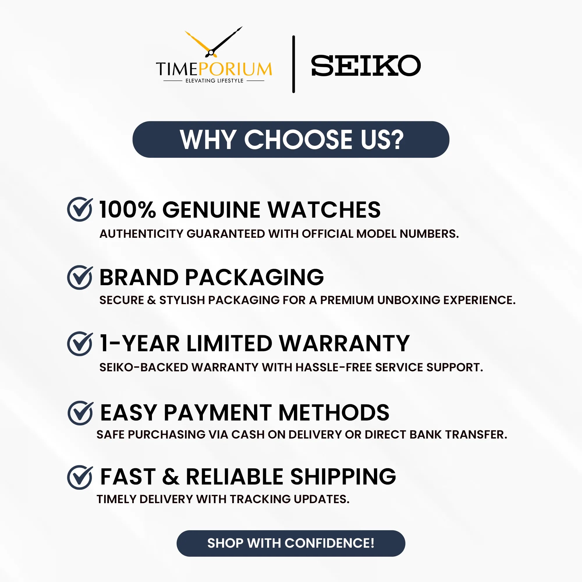 SEIKO SUR402P1 Quartz Two-Tone Watch for Men