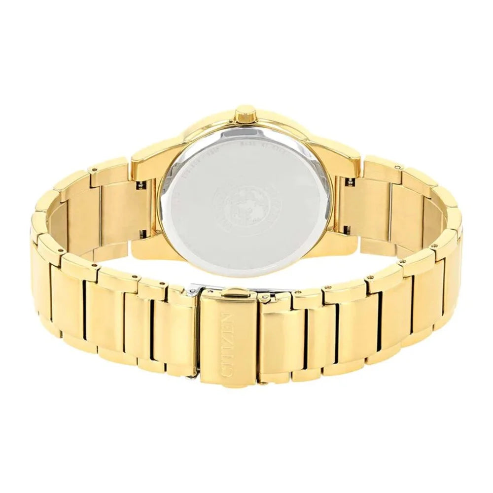 Citizen Eco-Drive Axiom AU1062-56E Gold Watch - Black Dial Men's