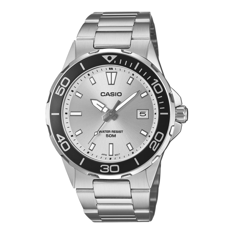 Casio MTD-145D-7A Men's Stainless Steel Analog Watch
