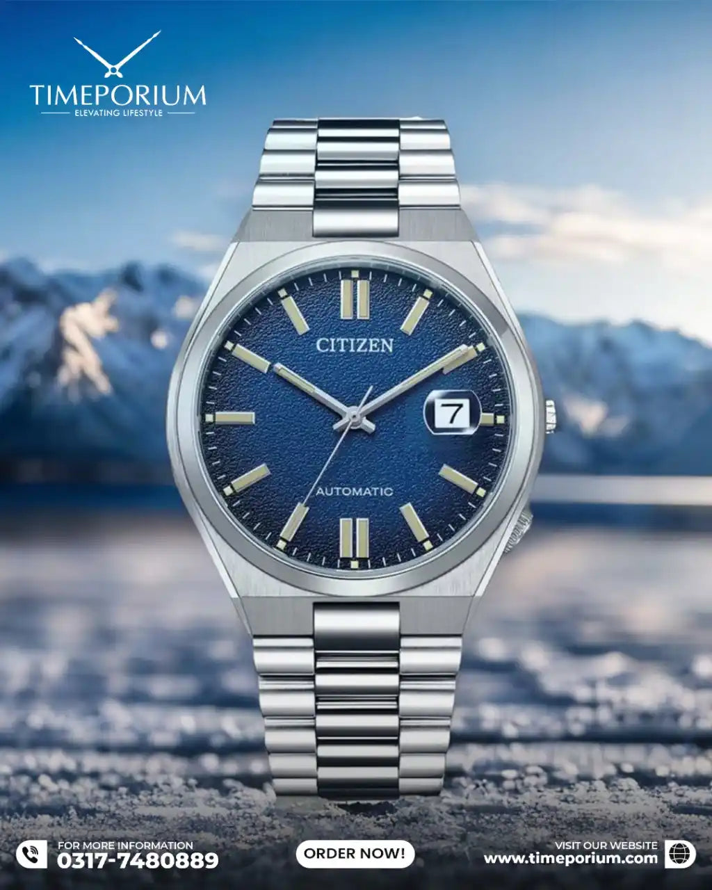 Citizen NJ0151-88L Automatic 21-Jewels Watch for Men