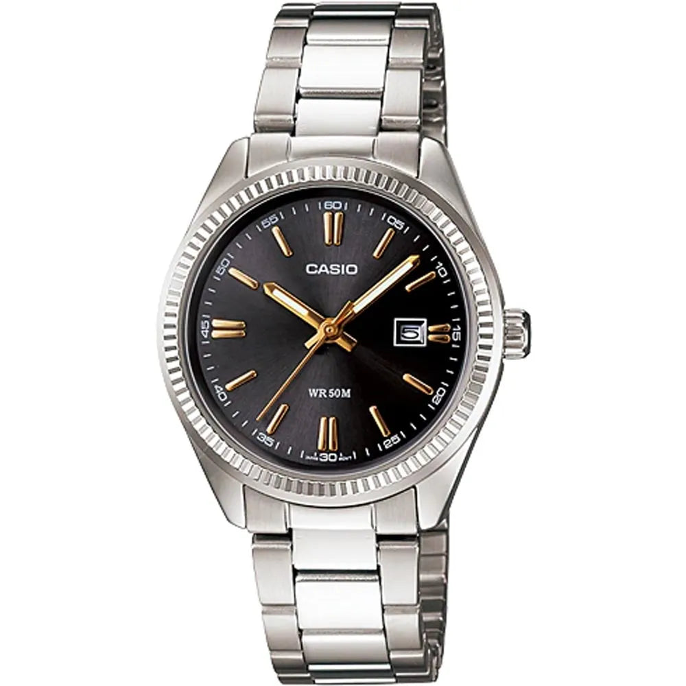 Casio LTP-1302D-1A2 Women's Analog Watch – Stainless Steel