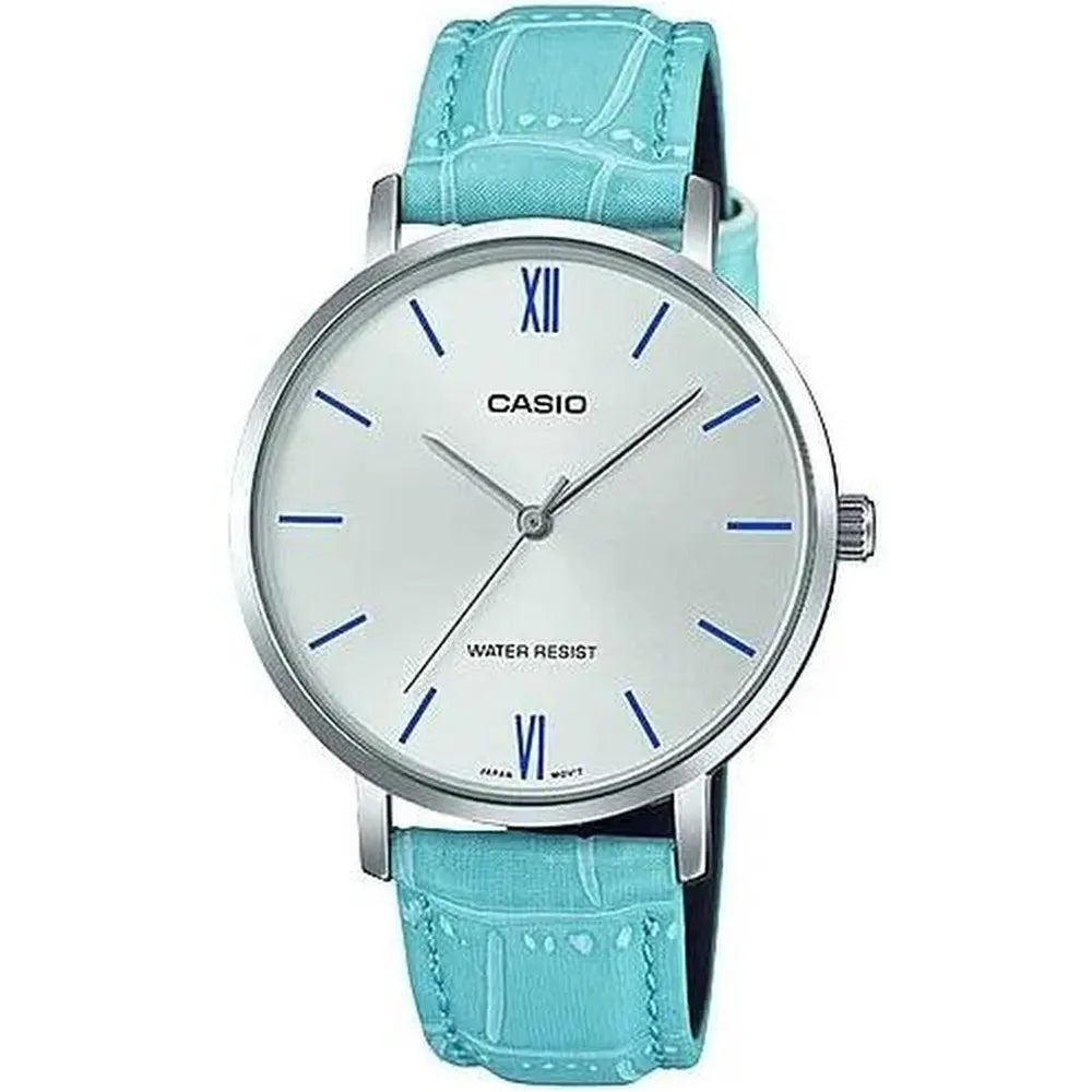 Casio LTP-VT01L-7B3 Women Leather Band Watch