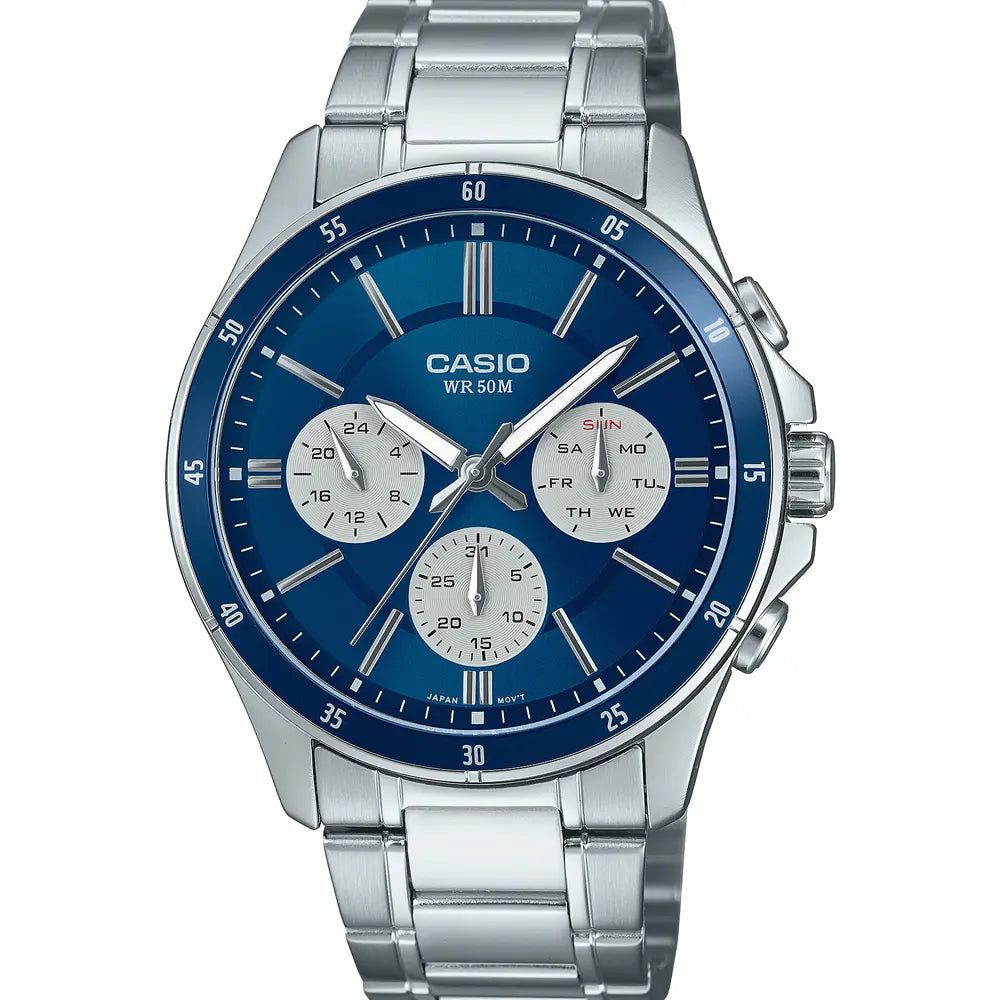 Casio MTP-1374D-2A3 Men Multi-Hands Watch