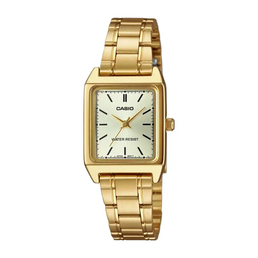 Casio LTP-V007G-9E Women's Analog Watch – Gold Tone Stainless Steel