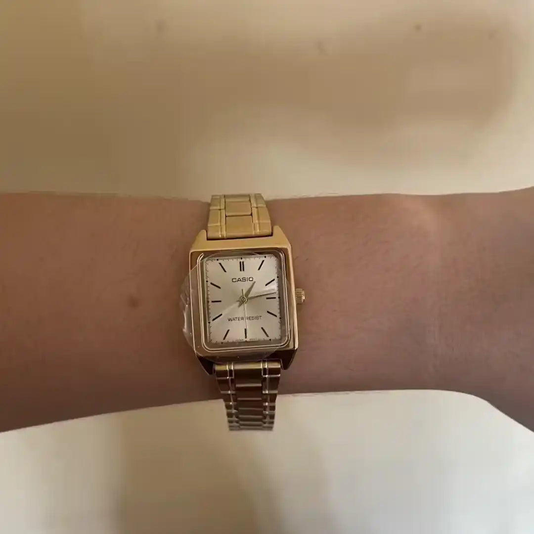 Casio LTP-V007G-9E Women's Analog Watch – Gold Tone Stainless Steel
