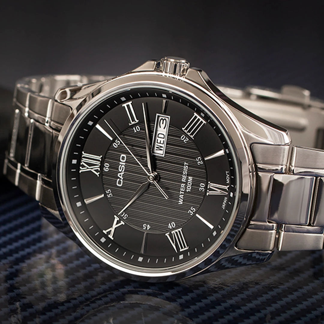 Casio MTP-1384D-1A Men Day-Date Watch