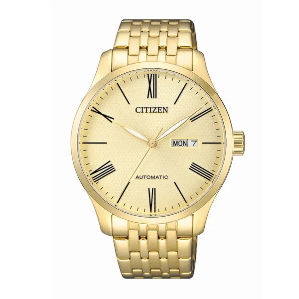 Citizen NH8352-53P Automatic Golden Watch for Men