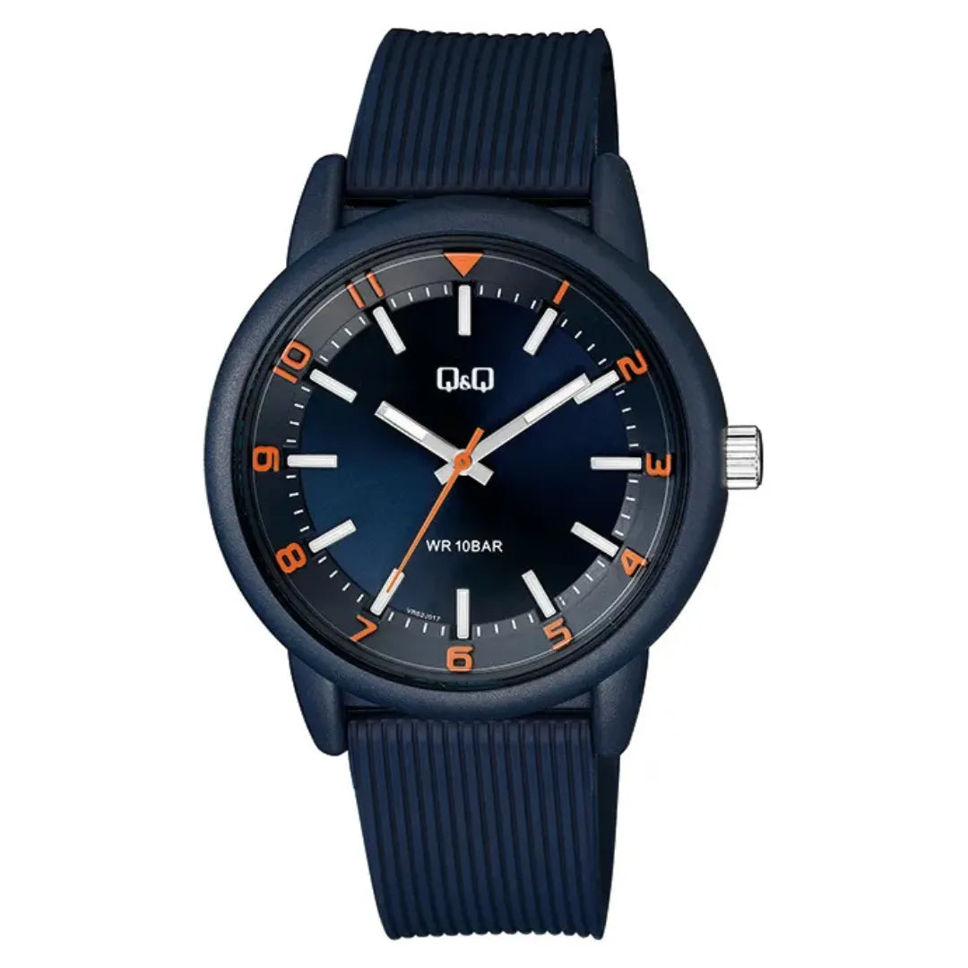 Q&Q VR52J017Y Men's Waterproof 100M Analog Watch