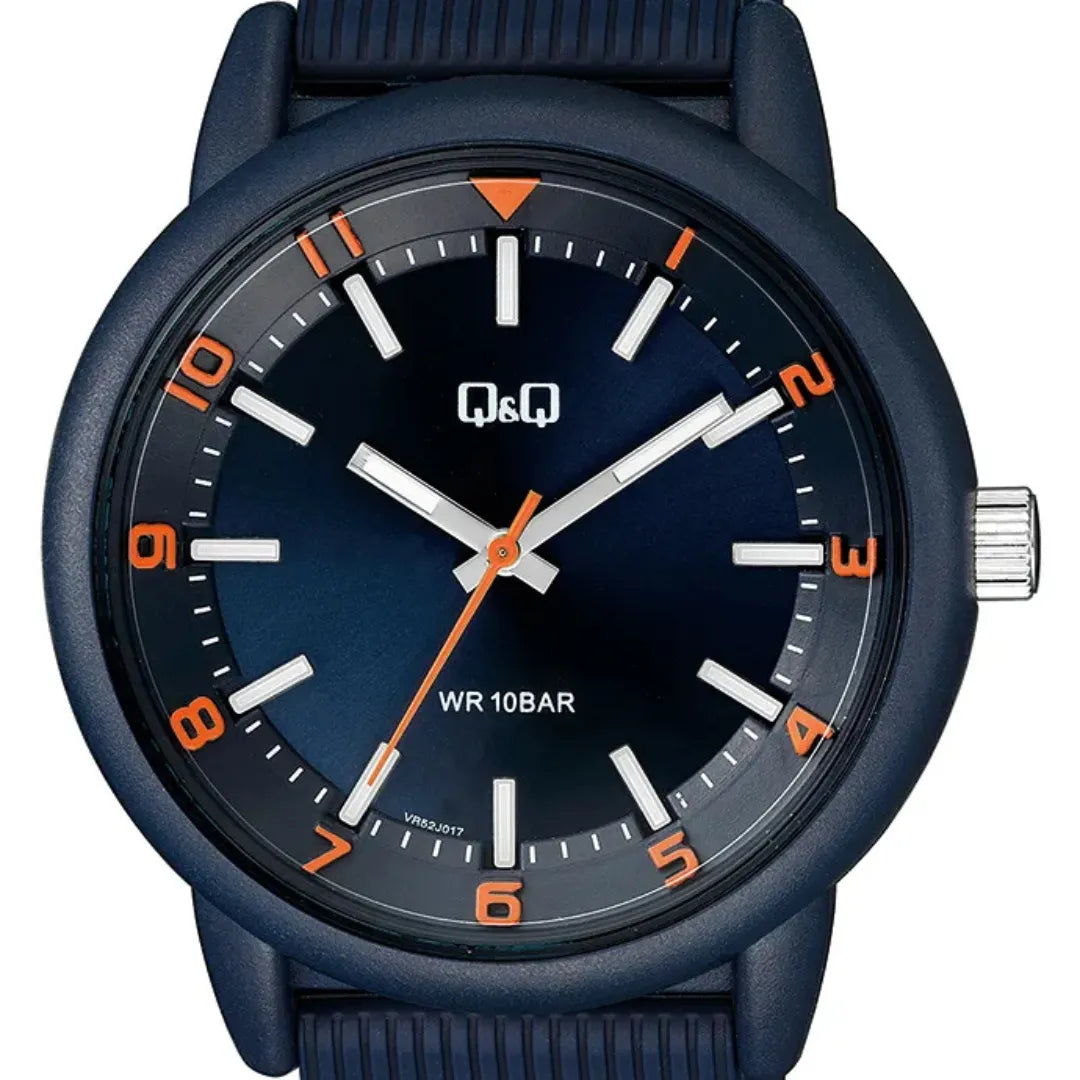 Q&Q VR52J017Y Men's Waterproof 100M Analog Watch