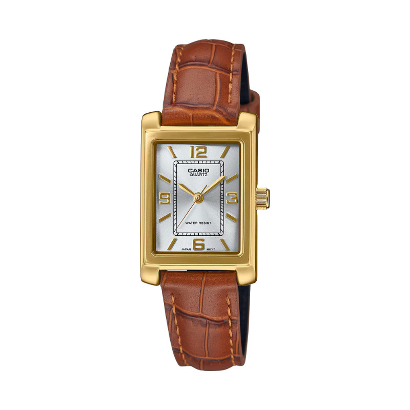 Casio LTP-1234GLL-7A Women’s Quartz Watch – Leather Band
