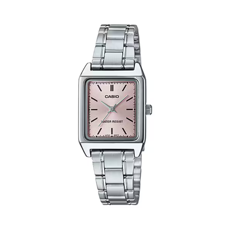 Casio LTP-V007D-4E Women’s Quartz Watch – Stainless Steel – Pink Dial