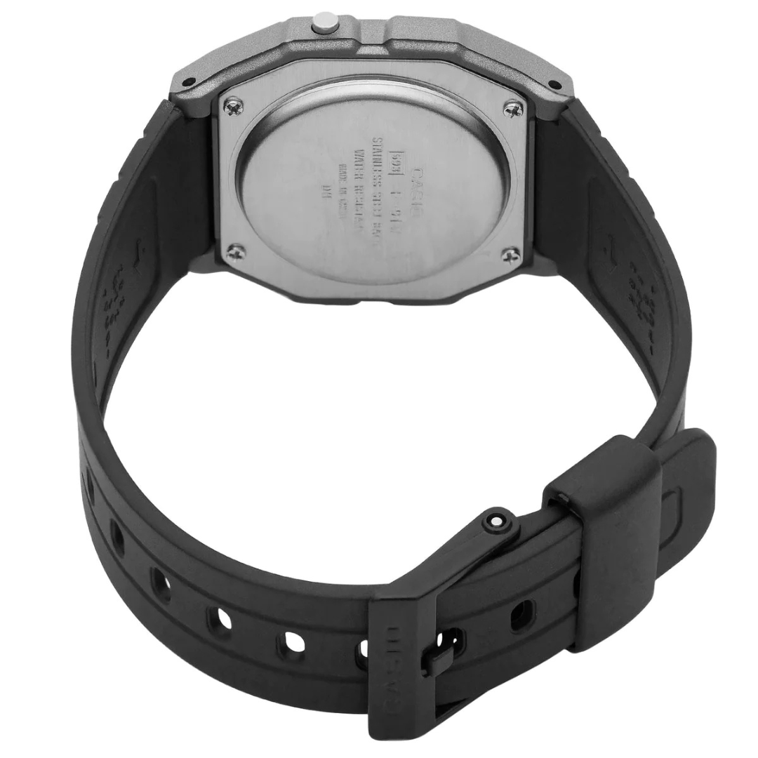 Casio F-91WM-1B "Gunmetal" Metallic Digital Watch