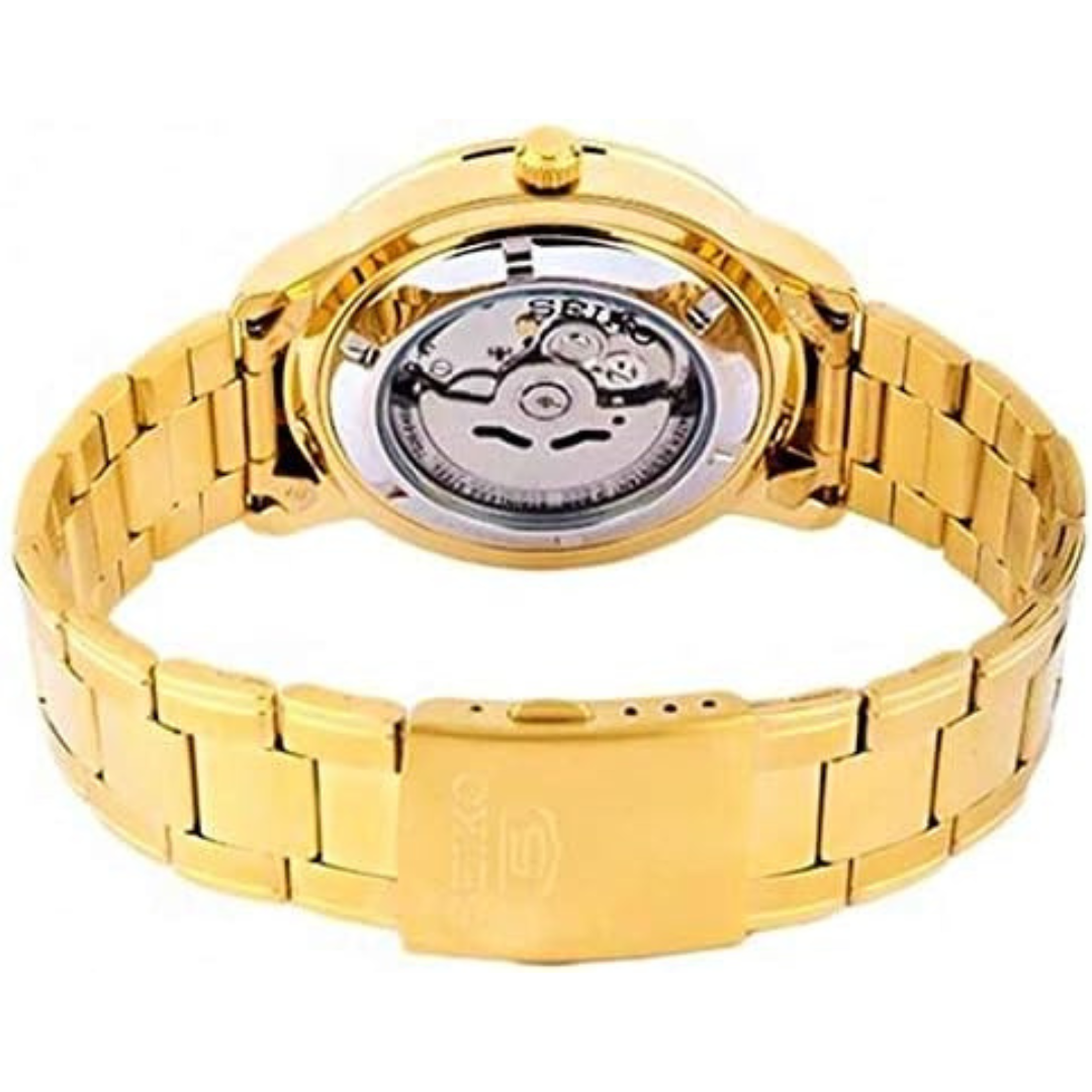 Seiko SNKN62K1 Recraft Series Men’s Automatic Watch - Gold Tone