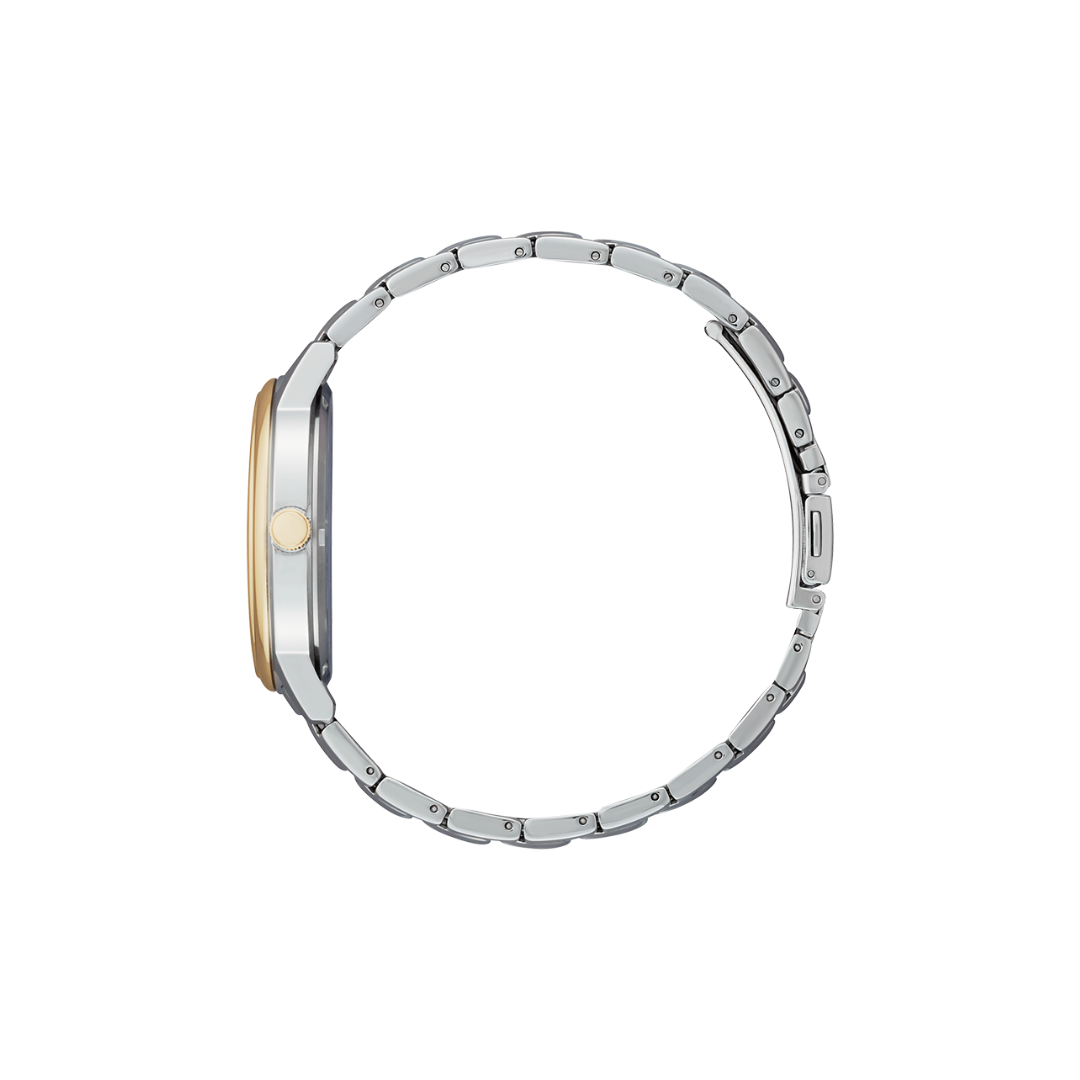 Citizen AW1676-86A Men’s Eco-Drive Watch – Two-Tone Stainless Steel – White Dial