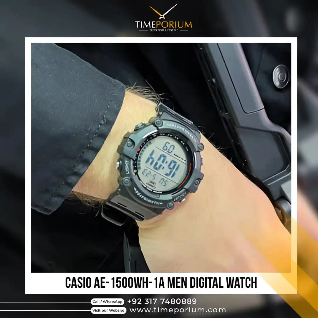 Casio AE-1500WH-1A Digital Sports Watch – Extra Large Display