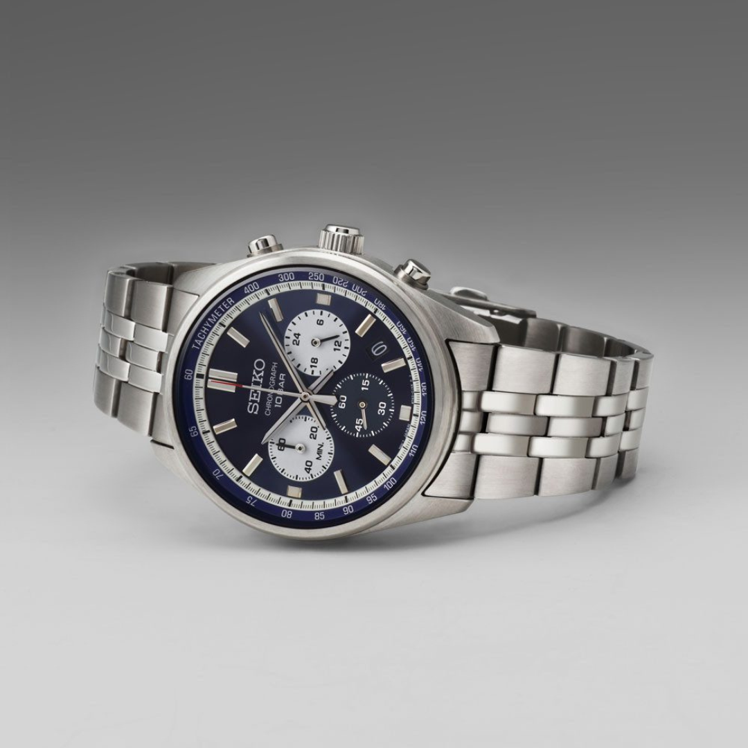 Seiko SSB427P1 Essentials Chronograph | 8T63 Quartz Movement | Tachymeter | 100M WR