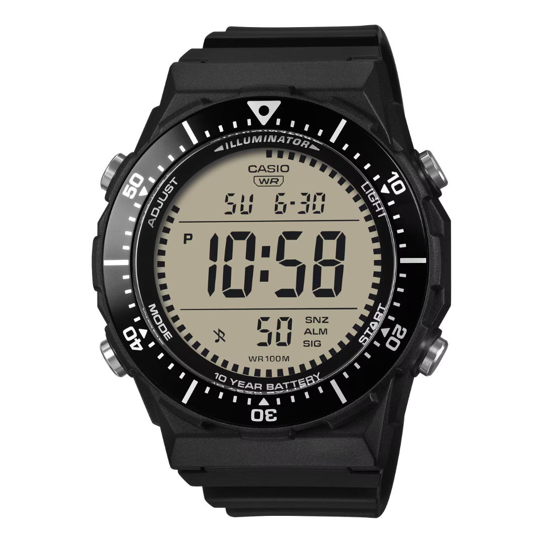Casio AE-1700H-1A Digital Sports Watch – Black – 100M Water Resistant