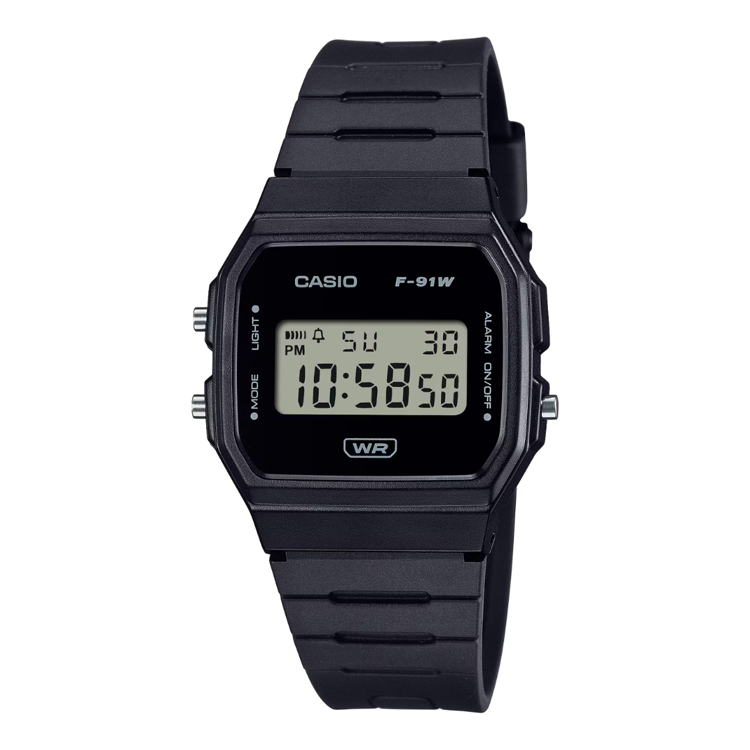 Casio F91WB-1A Men’s Classic Digital Watch – Black – Water Resistant