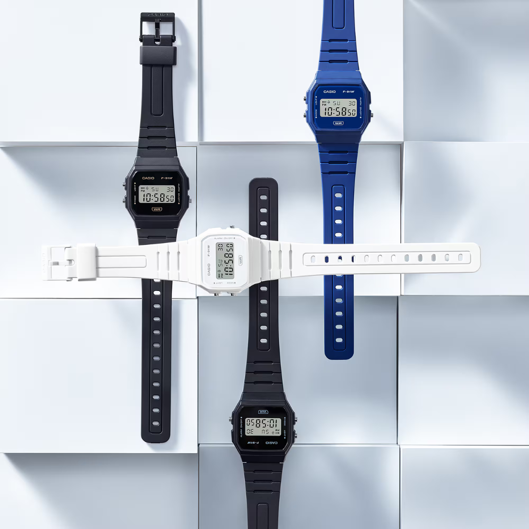 Casio F91WB-1A Men’s Classic Digital Watch – Black – Water Resistant