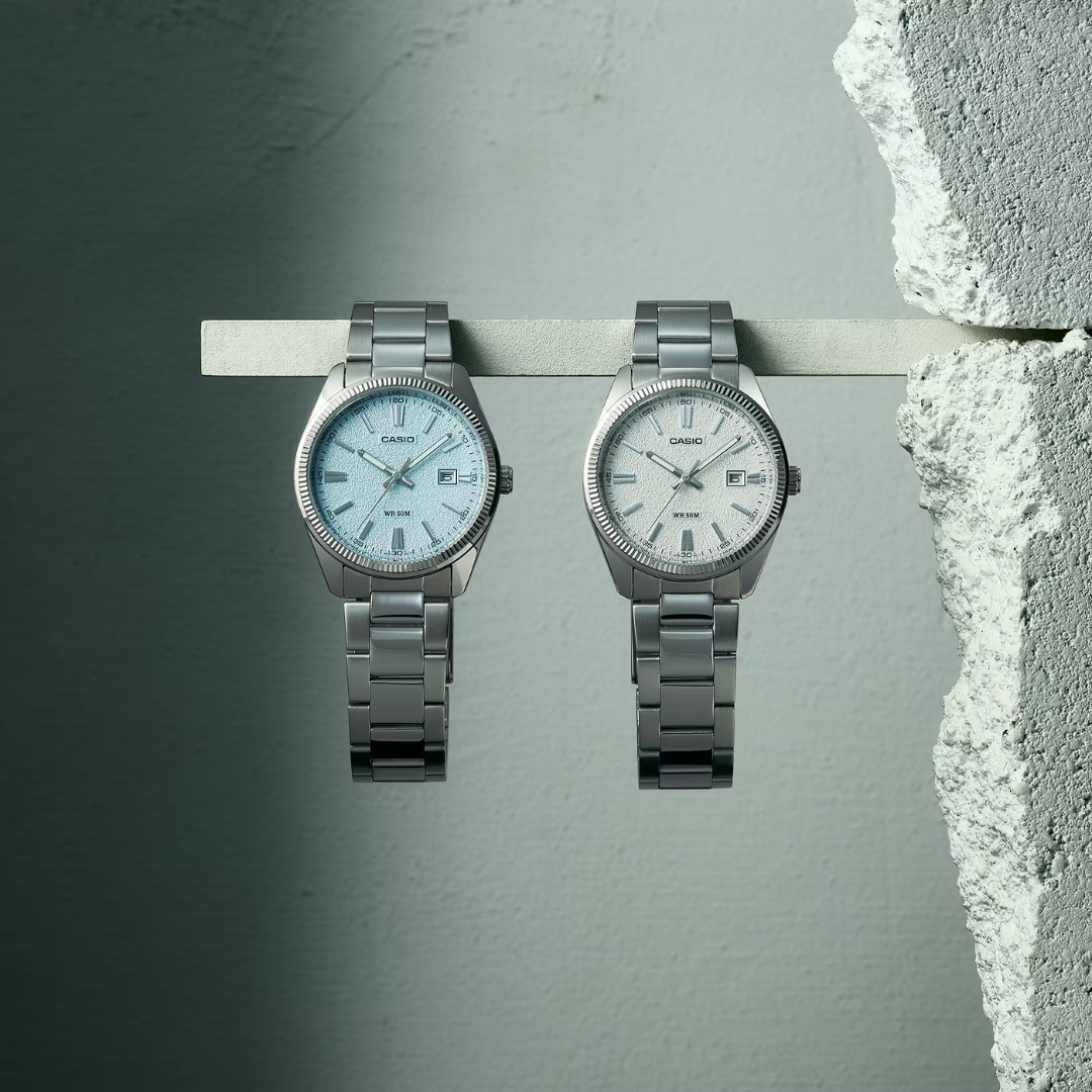 Casio MTP-1302DA-2A2 Men's Watch - Tiffany Blue Turquoise Dial - Stainless Steel