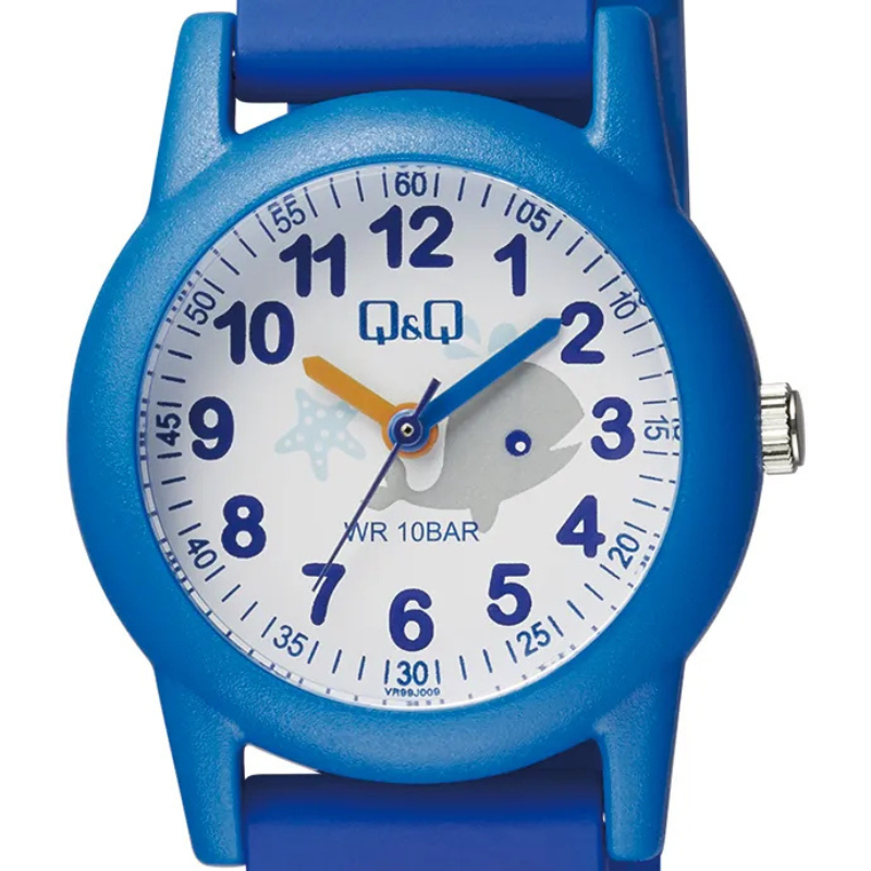 Q&Q VR99J009Y kids analog watch with blue strap and white dial – additional product image | Timeporium