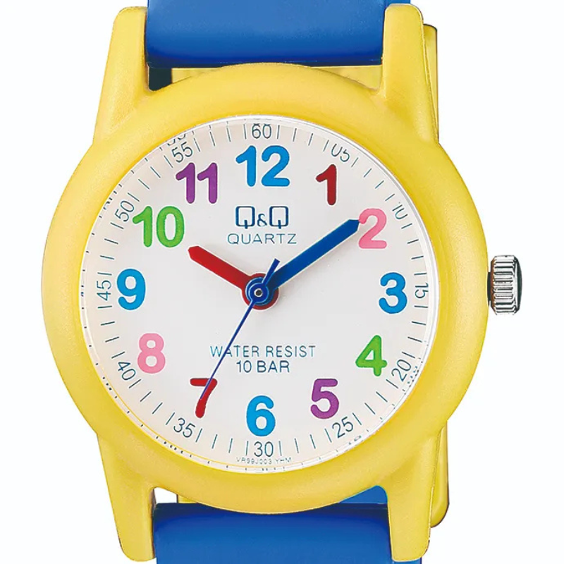 Q&Q VR99J003Y kids analog watch with blue strap and white dial – additional product image | Timeporium