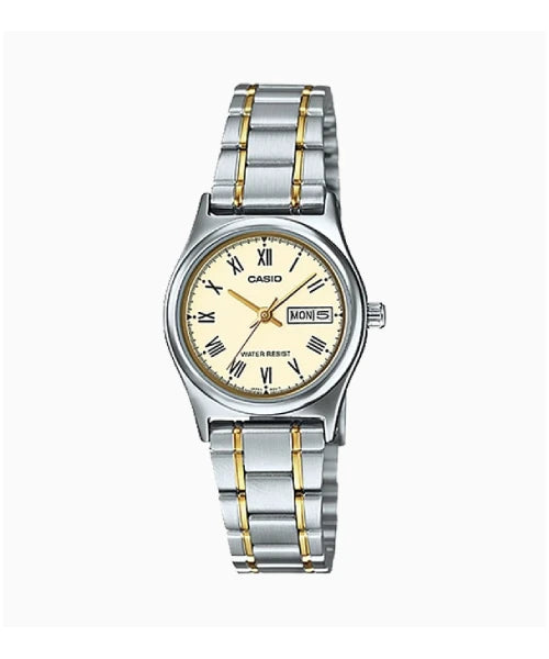 Casio LTP-V006SG-9B Women Day-Date Watch