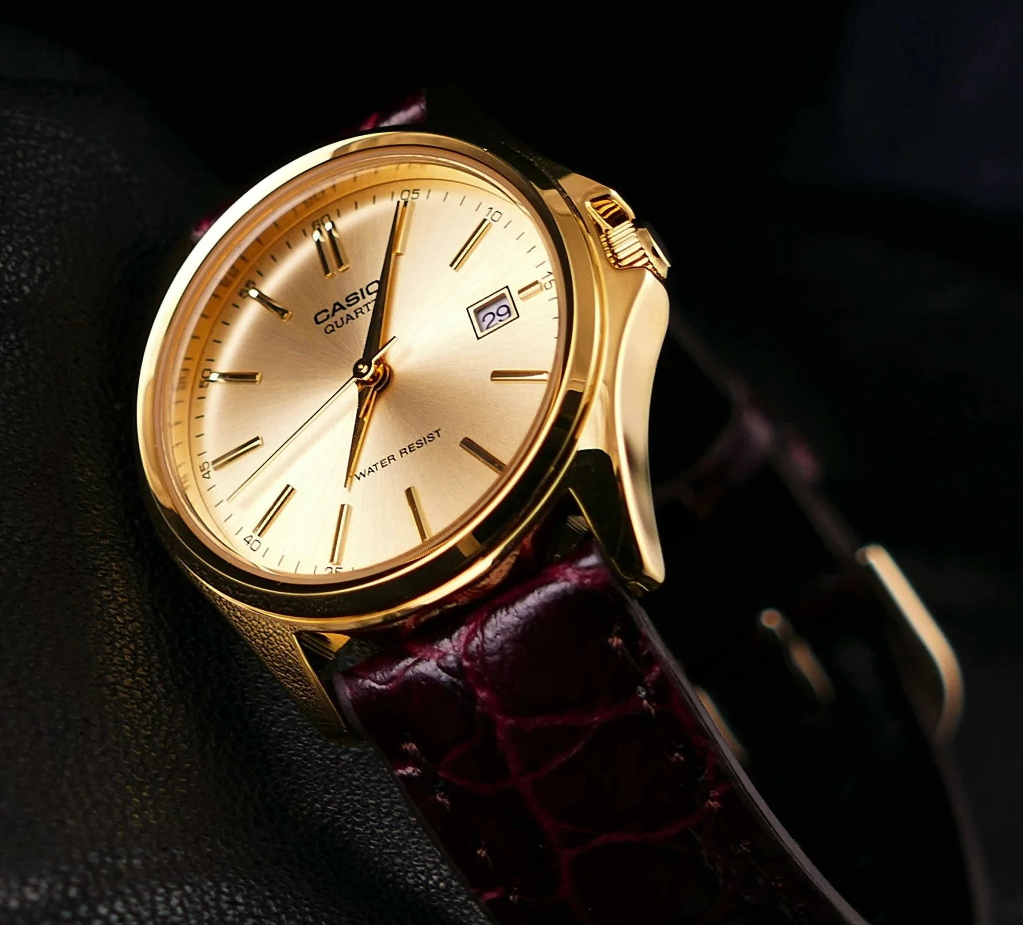 Casio LTP-1183Q-9A Women Leather Band Watch