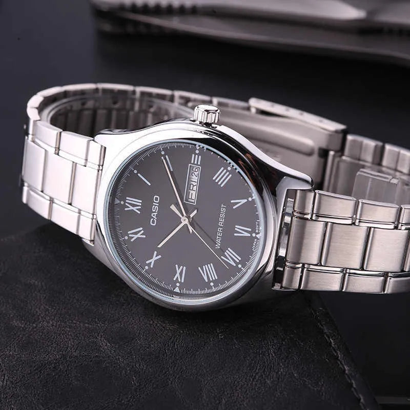 Casio MTP-V006D-1B Men Day-Date Watch
