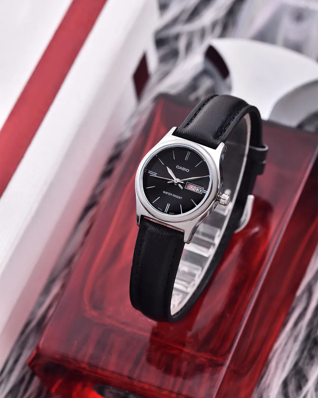 Casio LTP-V006L-1B2 Women Day-Date Watch