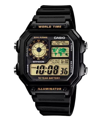 Casio AE-1200WH-1B Men Digital Watch