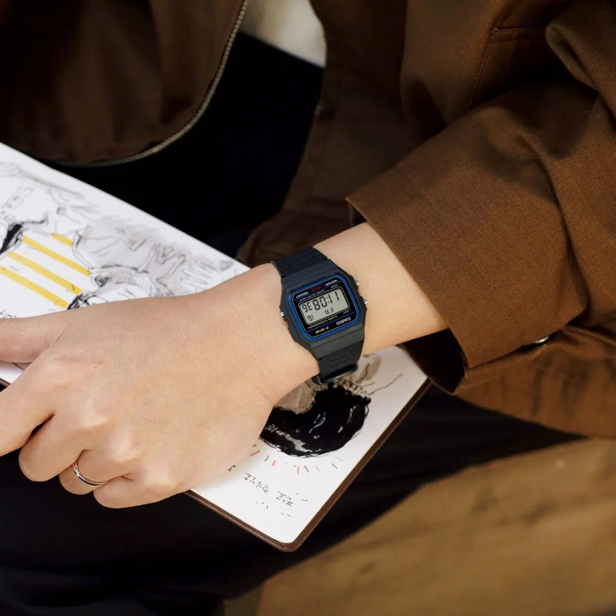 Casio F-91W Classic Digital Watch - The Legendary Retro Black