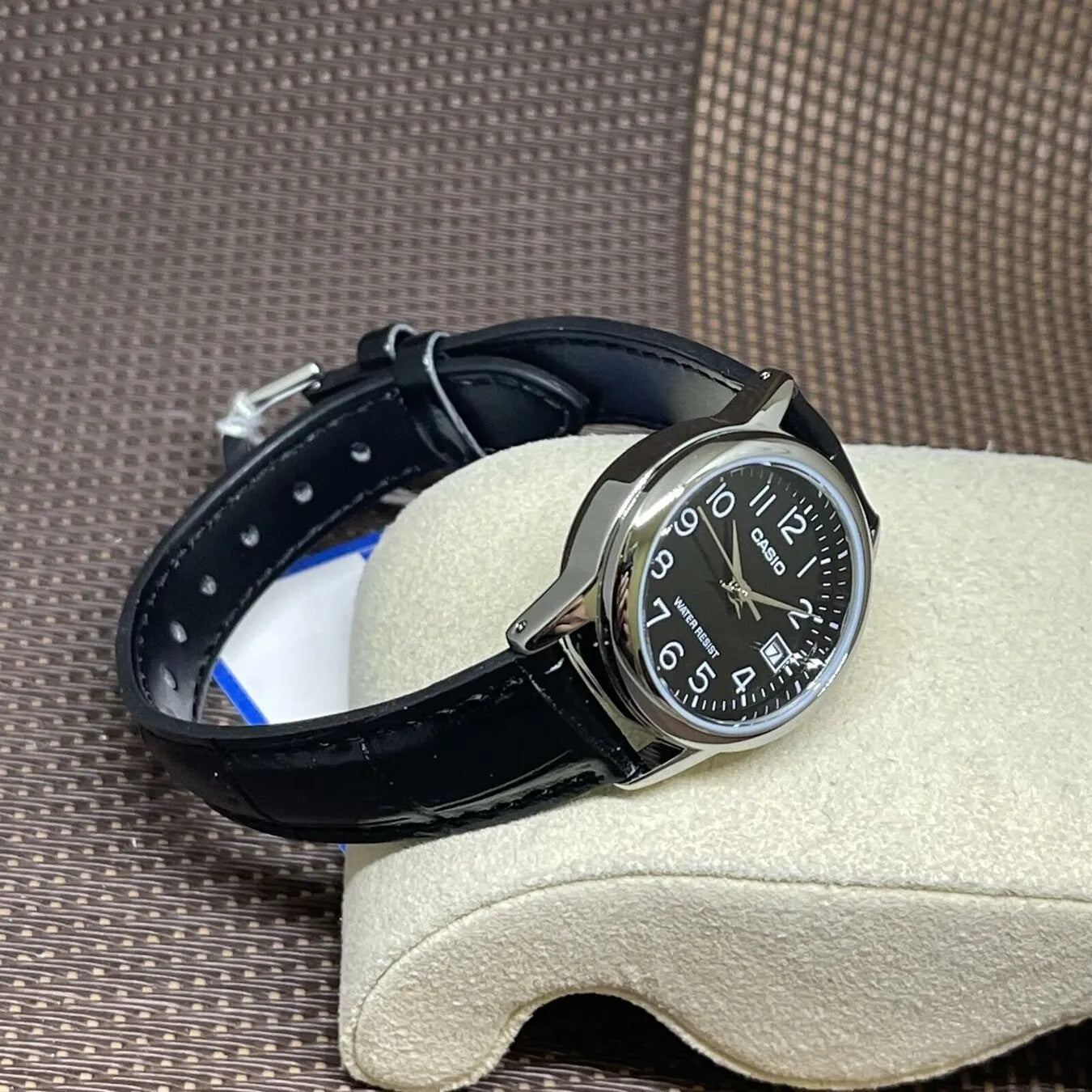 Casio LTP-V002L-1B Women Leather Band Watch