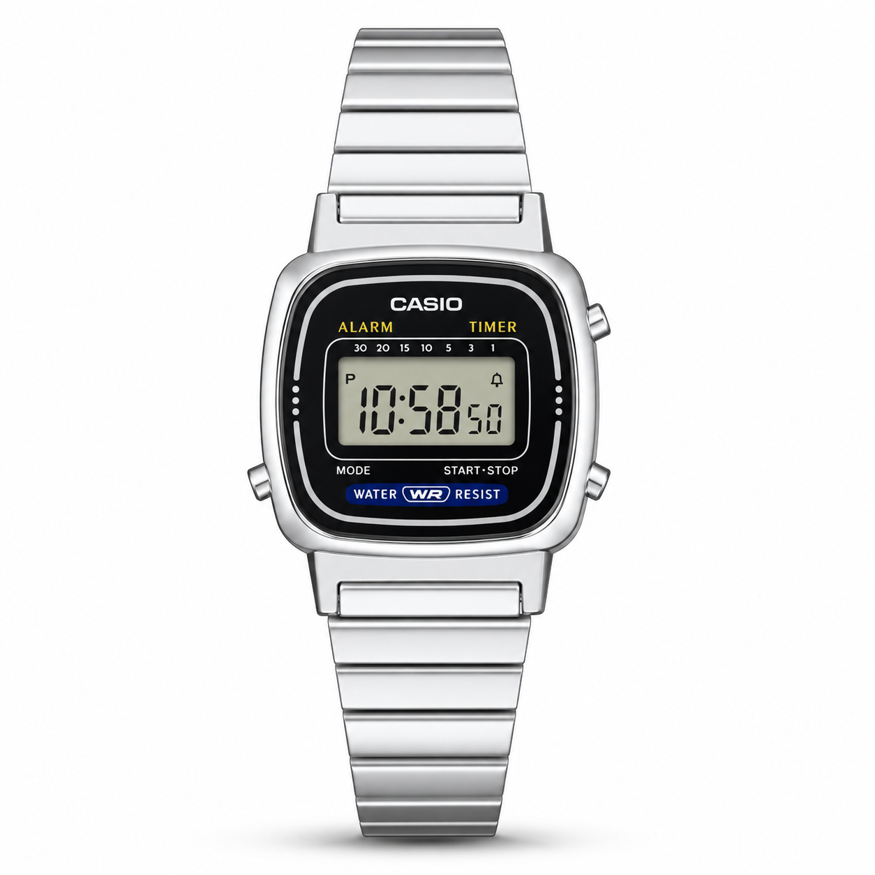 Casio LA-670WA-1D Vintage Ladies Square Digital Watch