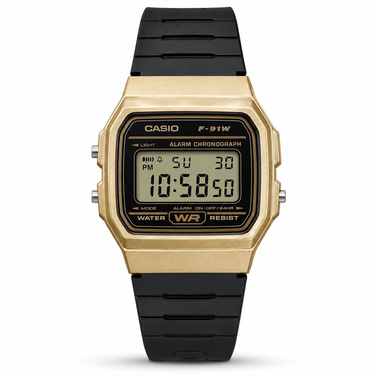Casio F-91WM-9A Metallic Gold Color - Vintage Series Watch