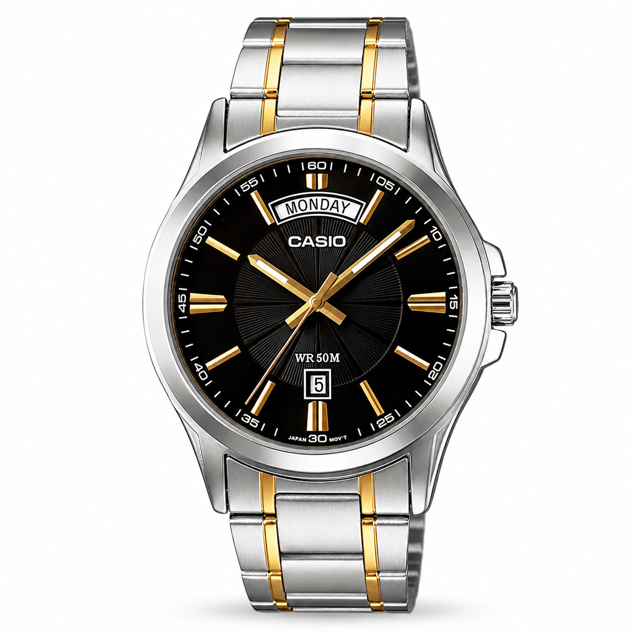 Casio MTP-1381G-1A Men Day-Date Watch