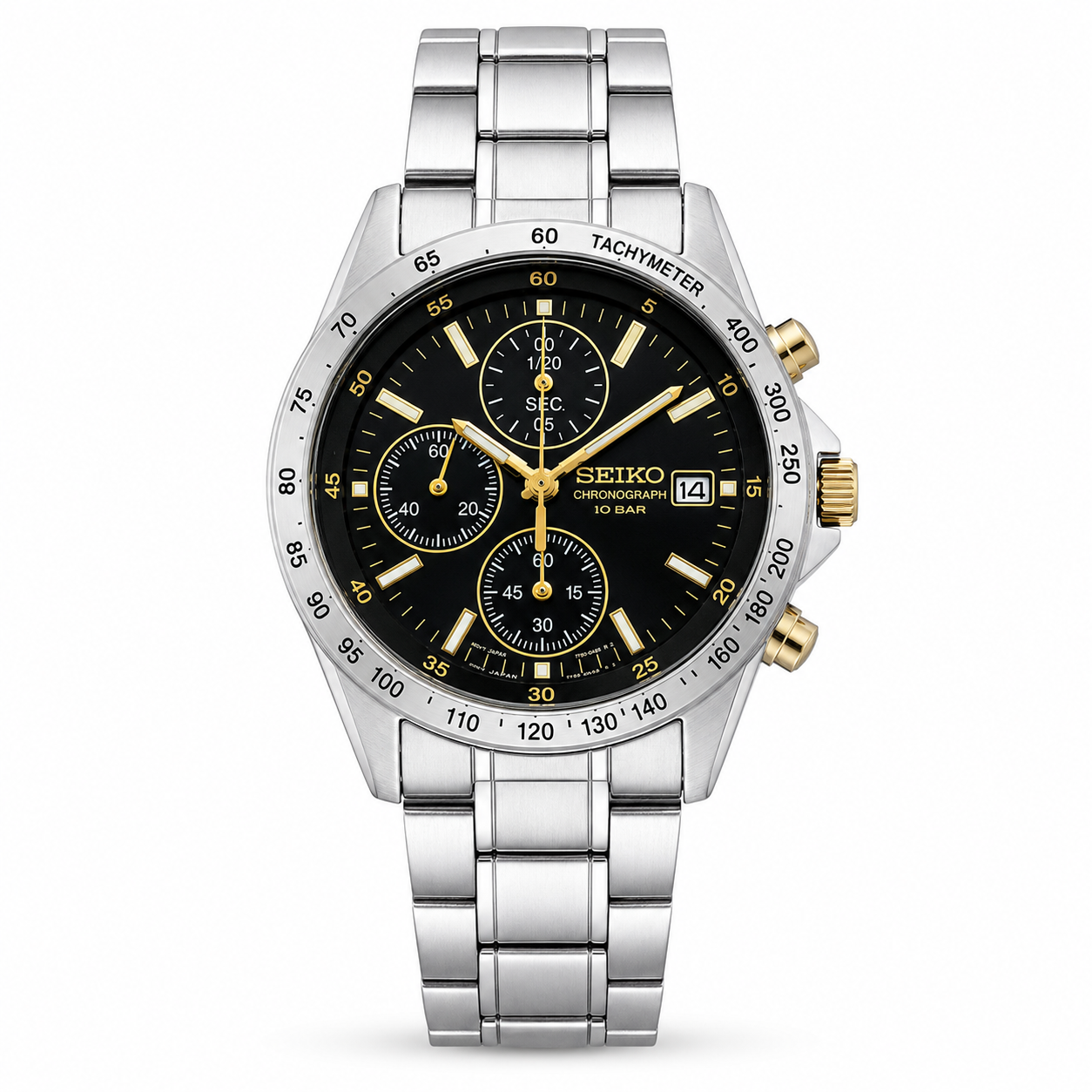 Seiko SBTQ043 Spirit Silver Chronograph - JDM Edition