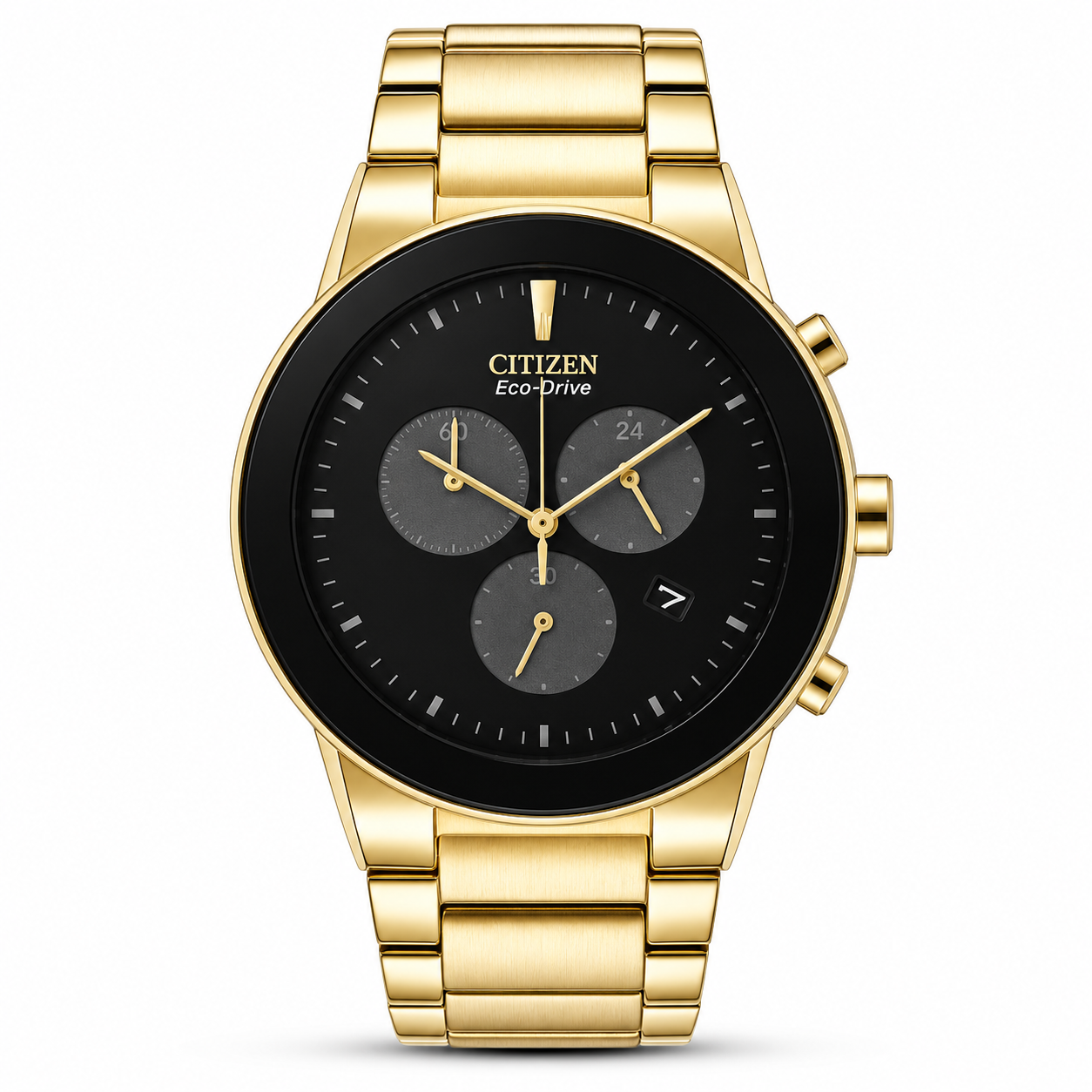 Citizen Eco-Drive Axiom Chronograph AT2242-55E - Gold Men's Watch