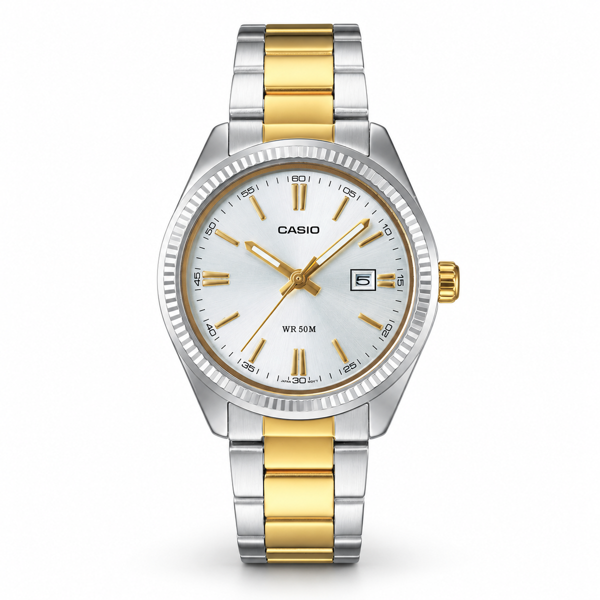 Casio LTP-1302SG-7A Women's Two-Tone Analog Watch – Stainless Steel