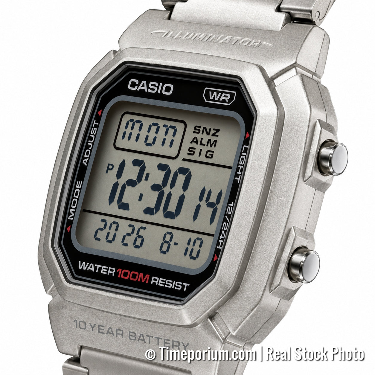 Casio W-800HD-1AV: The 10-Year Battery Legend with a Steel Chain Upgrade