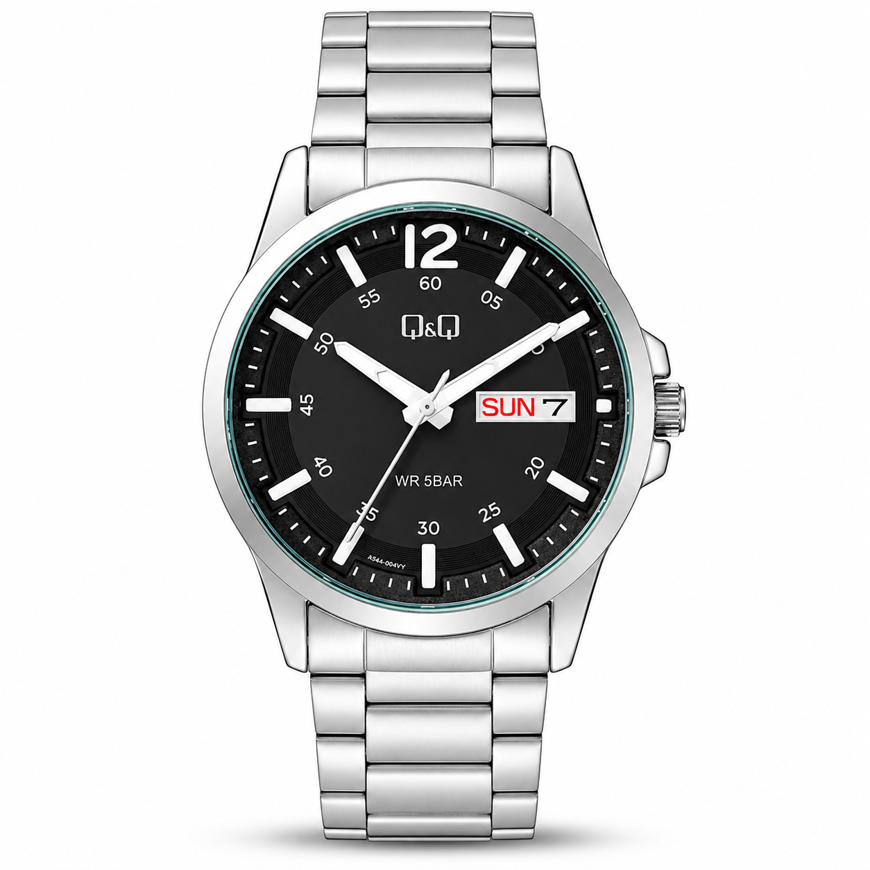 Q&Q A36A-004PY Men’s Day-Date Dress Watch