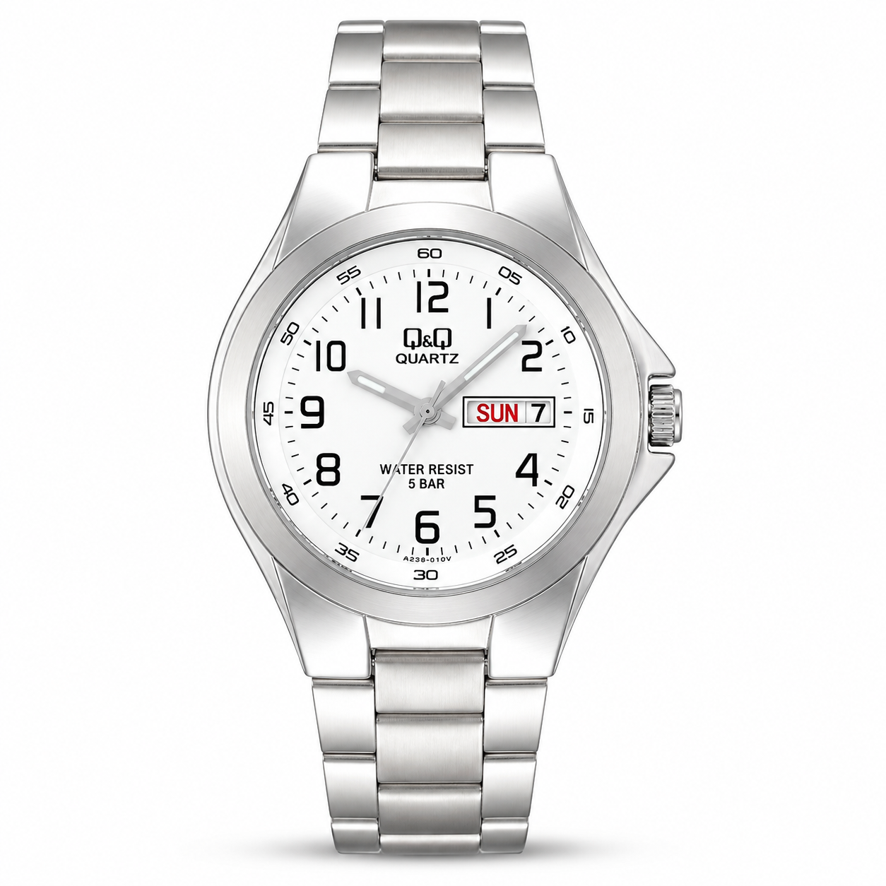 Q&Q A164J204Y Day-Date Men's Watch