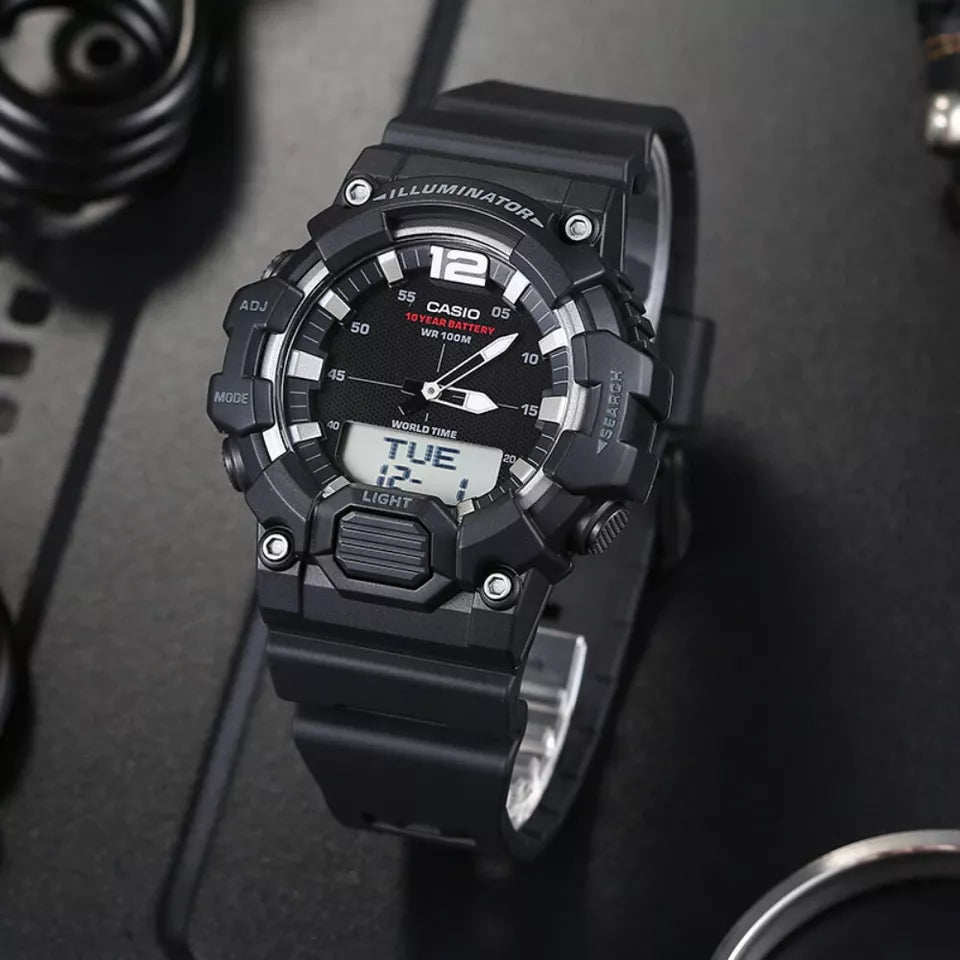 Casio HDC-700-1A Men's 10-Year Battery Ana-Digi Heavy Duty Sport Watch - 100M Water Resistant